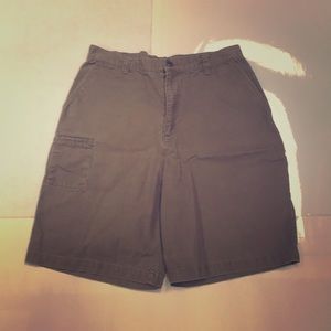 Men’s 33” waist brown khaki Patagonia shorts.